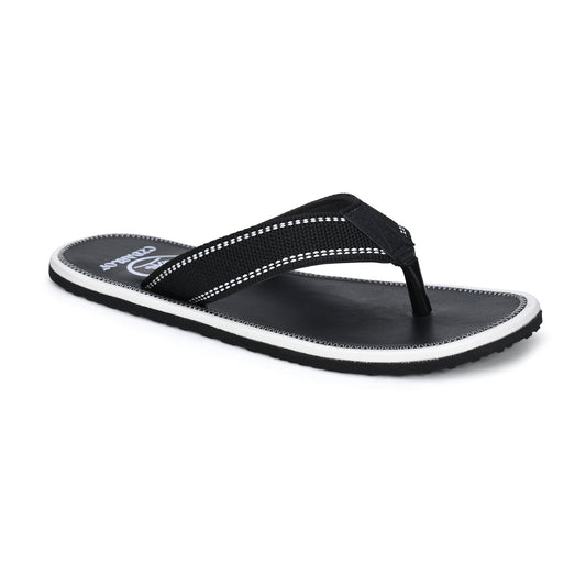 CedarLof Men’s Breathable Mesh Slippers – Black White